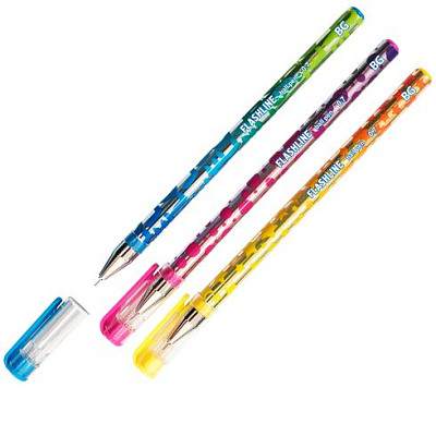 Ручка шариковая "BG Flashline", 0,7мм, синяя, цветной корпус