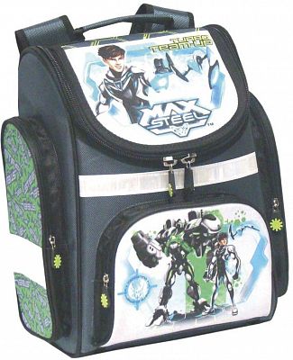 Рюкзак "Centrum", 38х26х15см, полиэстер, 1 отделение, 3 кармана, серия "Max Steel"