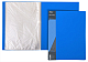 Папка пластиковая "Hatber", А4, 60 вкладышей, 600мкм, корешок 21мм, серия "Standard - Синяя"