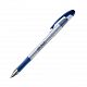 Ручка шариковая "Berlingo" Silk Touch Синяя 0,6мм с колп. и клипом. и рез. грип 12шт. в карт