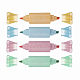 Набор текстовыделителей "Hatber Candy Pastel", 1-4/2мм, круглый/скошенный наконечники, водная основа, двухсторонние, 4 цвета в упаковке