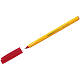 Ручка шариковая "Schneider Tops 505F", 0,8 мм, красная, жёлтый корпус