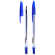 Ручка шариковая "Стамм 111", 0,7мм, синяя, чернила на масляной основе, прозрачный корпус