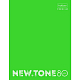 Тетрадь "Hatber Premium", 80л, А5, клетка, на 4-х кольцах, ламинация, серия "NewTone Neon - Лайм"