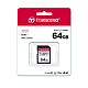 Карта памяти SD 64GB Class 10 U3 Transcend TS64GSDC300S