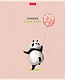 Тетрадь "Hatber", 40л, А5, клетка, на скобе, серия "Funny Panda"