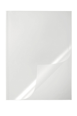 Обложка для скрепкошин "Durable", А4, до 100 листов, прозрачная