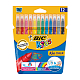 Фломастеры "BIC Kids", 12 цветов, серия "Kid Couleur", в картонной упаковке