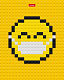 Тетрадь "Hatber", 48л, А5, клетка, на скобе, серия "Lego - Smile"