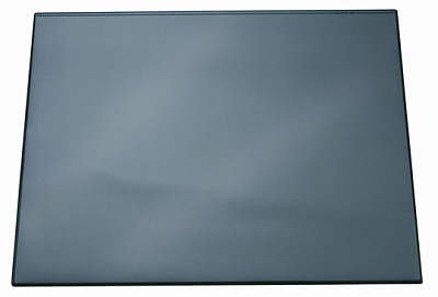 Настольное пластиковое покрытие "Durable", 65x52см, прямоугольное, прозрачный верхний слой, серое