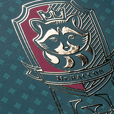 Тетрадь "Hatber", 96л, А4, клетка, 3D фольга, ламинация, на гребне, серия "Animals Crest"
