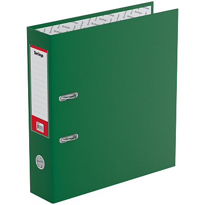 Папка-регистратор "Berlingo Standard", А4, 70мм, арочный механизм, бумвинил, зелёная