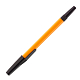 Ручка шариковая "Союз School", 1мм, чёрная, оранжевый корпус