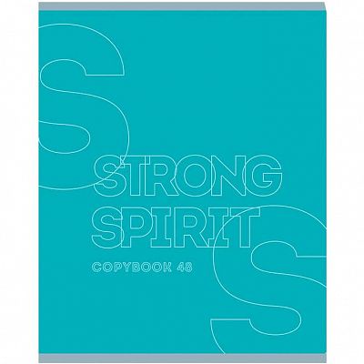 Тетрадь общая "BG", 48л, А5, клетка, на скобе, серия "Color Spirit"