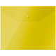 Папка-конверт пластиковая для документов "OfficeSpace", А5, 150мкм, полупрозрачная, жёлтая