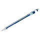 Ручка гелевая "Berlingo Techno-Gel", 0,5мм, синяя, прозрачный корпус