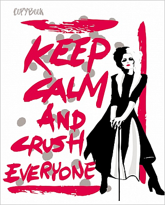 Тетрадь "Hatber", 48л, А5, клетка, на скобе, серия "Круэлла - Выпуск №2"