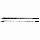 Карандаш чернографитный "Hatber Black&White HB", 2мм, заточенный, круглый корпус, с ластиком