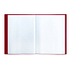 Папка пластиковая для документов "OfficeSpace", А4, 600мкм, 80 вкладышей, 30мм, красная
