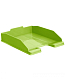Лоток пластиковый горизонтальный для документов А4 "Стамм Эксперт", 340х255х63мм, светло-зелёный