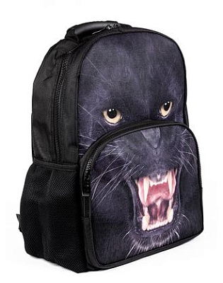 Рюкзак "Hatber HD", 43,5x30x11см, флис, 2 отделения, 2 кармана, серия "Trend Line - Panther"