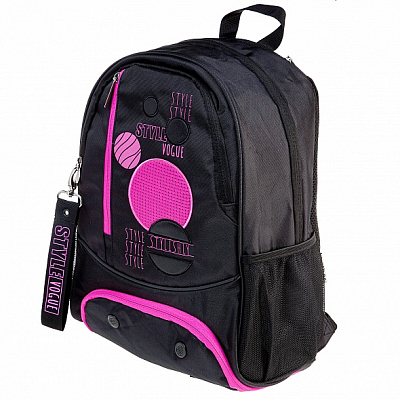 Рюкзак "Hatber", 42x29x12см, полиэстер, 3 отделения, 6 карманов, USB-выход, серия "Street - Стиль Vogue"