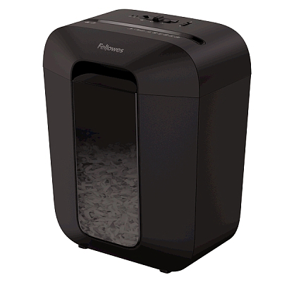 Уничтожитель документов "Fellowes Powershred LX45", DIN P-4, 4х37мм, 8 листов, 17 литров, чёрный