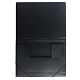 Папка пластиковая для документов "Brauberg", А4, 300л, 500мкм, на резинке, серия "Standard - Чёрная"