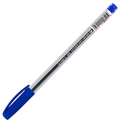 Ручка шариковая "Staff Basic OBP-306", 0,7мм, синяя, чернила на масляной основе, прозрачный корпус
