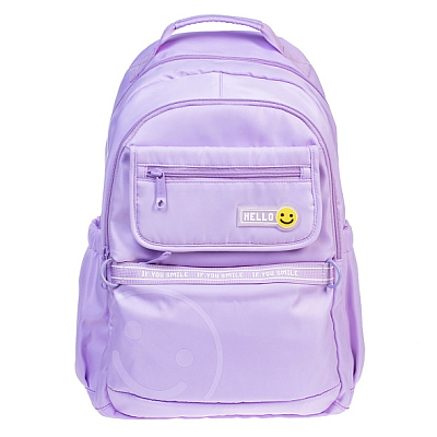 Рюкзак "Hatber", 45,5х31,5х15,5см, полиэстер, 2 отделения 6 карманов, серия "Marmalade - Lavender"