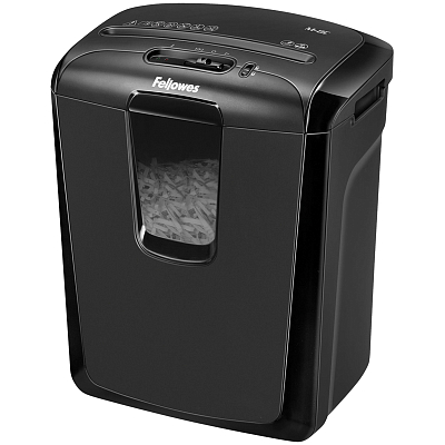 Уничтожитель документов "Fellowes Powershred M-8C", DIN P-3, 4х50мм, 8 листов, 15 литров