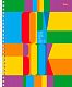 Тетрадь "Hatber", 96л, А5, клетка, на гребне, серия "Colorful Strips"