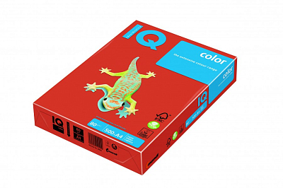 Бумага IQ Color  ZR09  А4, 80г/м2 500л, красный кирпич