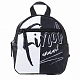Рюкзак "Hatber", 22x19x12см, полиэстер, 1 отделение, 4 кармана, серия "Look - Black&White"