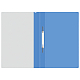 Папка-скоросшиватель пластиковая для документов "OfficeSpace", А4, 160мкм, прозрачный верх, голубая