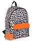 Рюкзак "Hatber", 30x41x13см, полиэстер, 1 отделение, 1 карман, серия "Basic - Leopard Style"