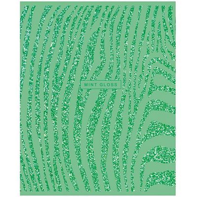 Тетрадь общая "BG", 60л, А5, клетка, лак, на скобе, серия "Mint Gloss"