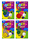 Набор цветного фетра "BG", 4л, А4, с рисунком, серия "Чудо-фрукты", в папке