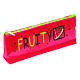 Пенал "Hatber", 210х85х40мм, мягкий, на молнии, прозрачная вставка, серия "Fruity"