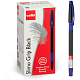 Ручка шариковая "Cello Slimo Grip Black", 0,7мм, синяя, чернила на масляной основе, резиновый грип, чёрный корпус