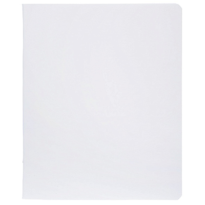 Тетрадь "Hatber", 48л, А5, клетка, ламинация "Soft-Touch", на скобе, серия "SoloMatte - Арктический белый"