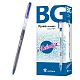 Ручка гелевая "BG Melodia", 0,38мм, синяя, прозрачный корпус