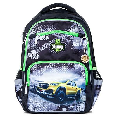 Рюкзак "Hatber", 37x28x17см, полиэстер, 2 отделения, 5 карманов, серия "Soft - Expedition"