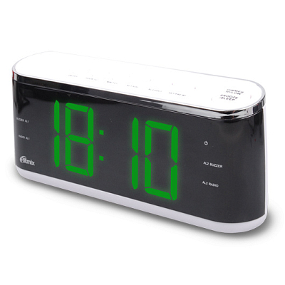 Радиочасы Ritmix RRC-1810 white