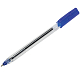 Ручка шариковая "Pensan 2021", 1мм, синяя, чернила на масляной основе, прозрачный корпус