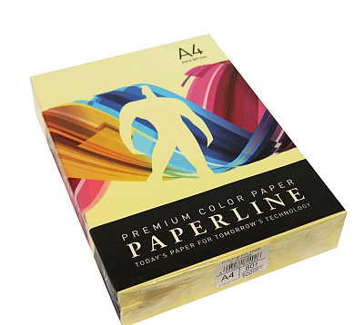 Бумага цветная для печати "PaperLine" А4, 80г/м2, 500л, Cream