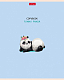 Тетрадь "Hatber", 40л, А5, клетка, на скобе, серия "Funny Panda"