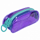 Пенал "Hatber", 205х80x70мм, на молнии, ПВХ, серия "Zipper - Violet"