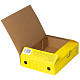 Папка картонная архивная на резинке "Staff", 325х250x75мм, 700л, жёлтая