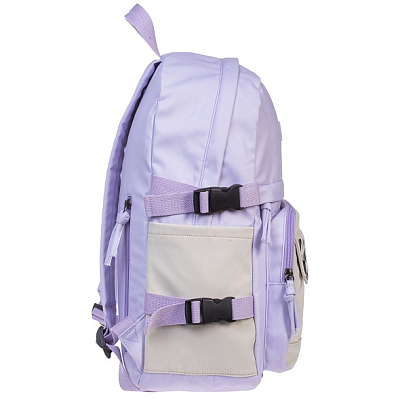 Рюкзак "Hatber", 41,5x30x17,5см, полиэстер, 1 отделение, 6 карманов, серия "Mimimilk: Bear - Сиреневый"
